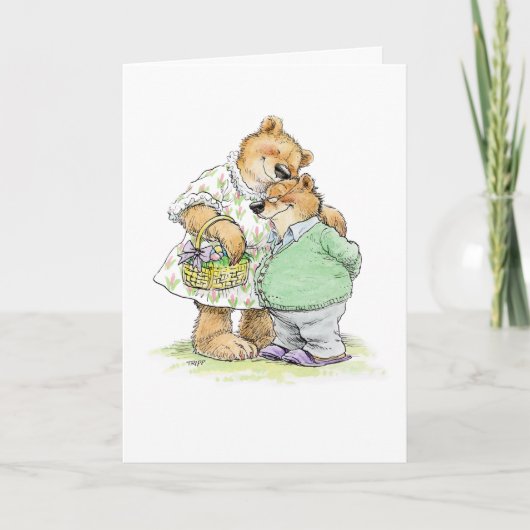 Pasen Beer Knuffels Kaart (Voorkant)