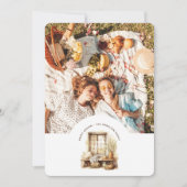 Pasen Beige foto gepersonaliseerd Feestdagenkaart (Voorkant)