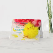 Pasen/Beste Vriend - Chick Feestdagen Kaart (Voorkant)