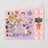 Pasen beste wensen voor uw familie en vrienden  feestdagenkaart (Voorkant)