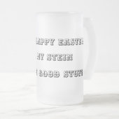 Pasen, Beverage Stein, voor de viering van Pasen Matglas Bierpul (Voorkant rechts)