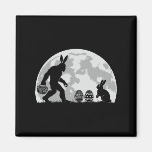 Pasen Bigfoot Bunny Konijn Ei Jagen Magneet