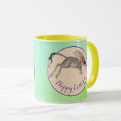 Pasen Bilby en Australian Flowers Happy Paast Mok (Voorkant rechts)