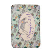 Pasen Bilby en Australische bloemen Badmat (Voorkant Verticaal)