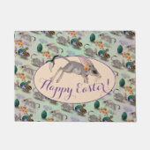 Pasen Bilby en Australische bloemen Deurmat (Voorkant)