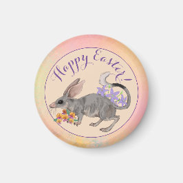 Pasen Bilby en Australische bloemen gelukkig maar Magneet
