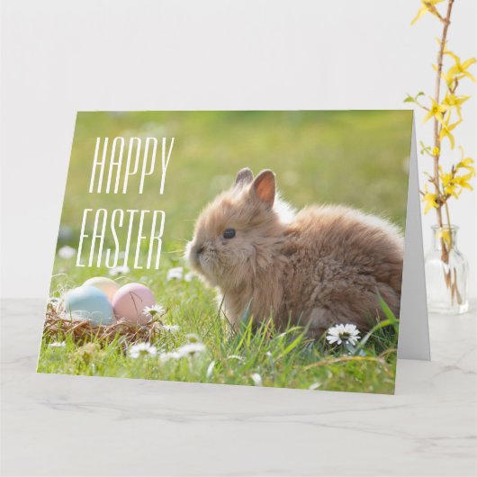 Pasen Blijdschap Kaart (Gele Bloem)