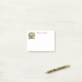 Pasen Bloemen Basket Opmerkingen Post-it® Notes (Op bureau)