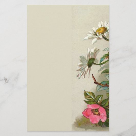 Pasen bloemen Floral Kunst Briefpapier (Voorkant)