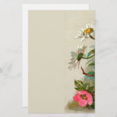 Pasen bloemen Floral Kunst Briefpapier (Voorkant / Achterkant)