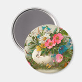 Pasen bloemen  Floral Kunst Magneet (Voorkant / Achterkant)