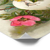 Pasen bloemen  Floral Kunst Poster (Hoek)