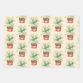 Pasen Bloemen: Floral Wrapping Papier Inpakpapier Vel (Voorkant)