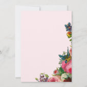 Pasen Bloemen Orthodox Open Huis Thee Uitnodiging (Achterkant)