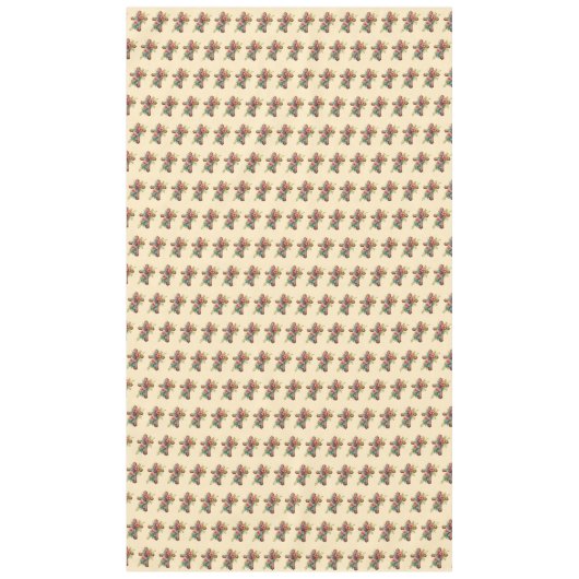 Pasen Bloemen Waterverf Cross Pattern Tafelkleed (Voorkant)