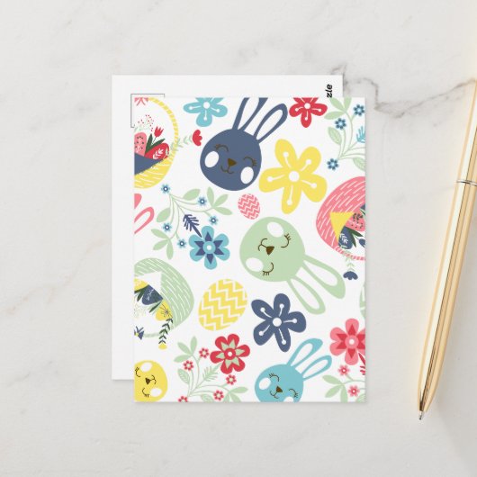 Pasen Briefkaart (Voorkant / Achterkant in situ)