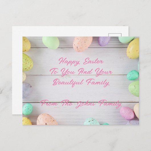 PASEN BRIEFKAART (Voorkant / Achterkant)