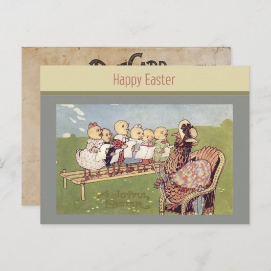  Pasen Briefkaart (Voorkant / Achterkant)