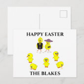 Pasen briefkaart gepersonaliseerd. (Voorkant / Achterkant)