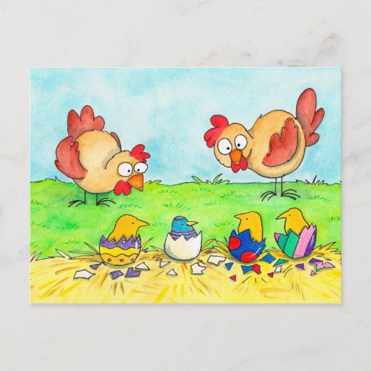 Pasen briefkaart van Nicole Janes (Voorkant)