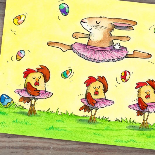 Pasen briefkaart van Nicole Janes