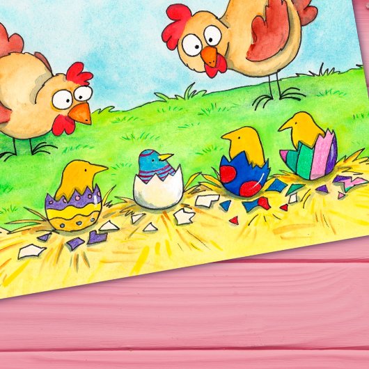 Pasen briefkaart van Nicole Janes