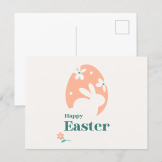 Pasen Briefkaarten Bunny Kaart Happy Easter