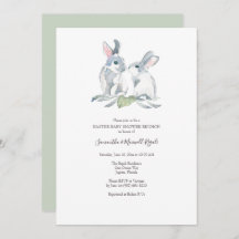 Pasen Brunch Baby shower Genderneutraal