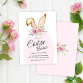 Pasen Brunch Bunny Uitnodiging