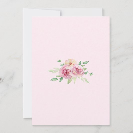 Pasen Brunch Bunny Uitnodiging (Achterkant)