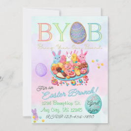 Pasen Brunch Charcuterie Party uitnodiging