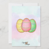 Pasen Brunch Charcuterie Party uitnodiging (Achterkant)