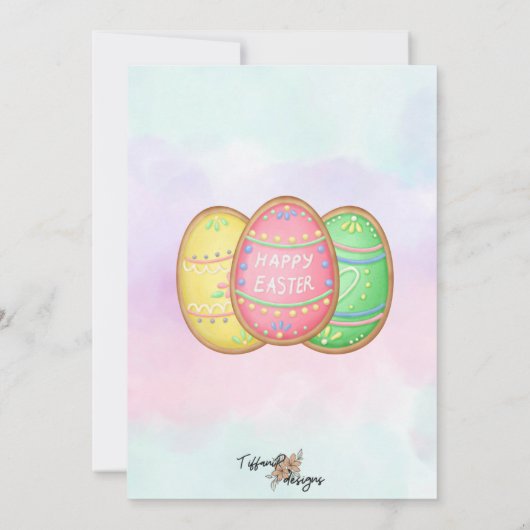 Pasen Brunch Charcuterie Party uitnodiging (Achterkant)