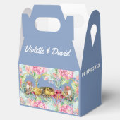 Pasen Brunch Chicks Floral WreatWaterverf Kinder Bedankdoosjes (Geopend)