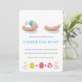 Pasen Brunch Egg Hunt Kaart (Staand voorkant)