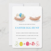 Pasen Brunch Egg Hunt Kaart (Voorkant)