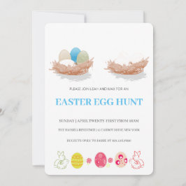 Pasen Brunch Egg Hunt Kaart