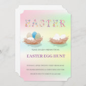 Pasen Brunch Egg Hunt Kaart (Voorkant / Achterkant)