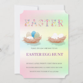 Pasen Brunch Egg Hunt Kaart