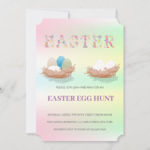 Pasen Brunch Egg Hunt Kaart