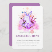 Pasen Brunch Egg Hunt Kaart (Voorkant / Achterkant)