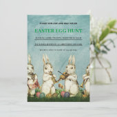 Pasen Brunch Egg Hunt Kaart (Staand voorkant)