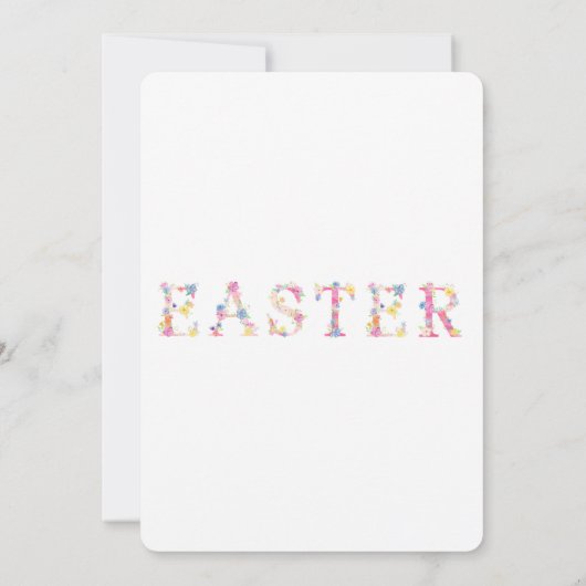 Pasen Brunch Egg Hunt Kaart (Achterkant)