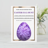 Pasen Brunch Egg Hunt Kaart (Staand voorkant)