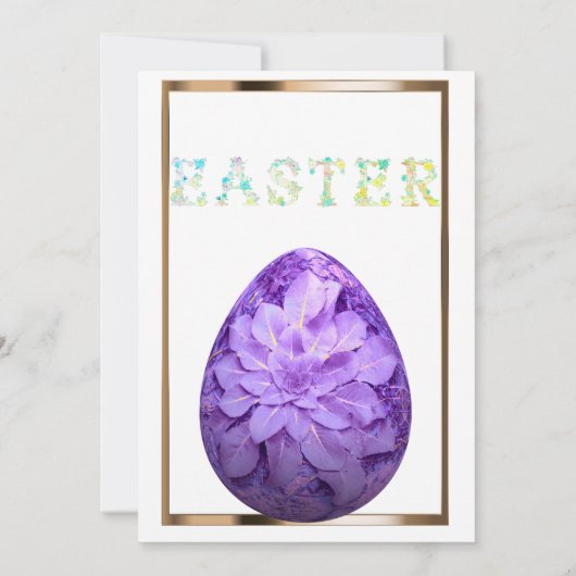 Pasen Brunch Egg Hunt Kaart (Achterkant)