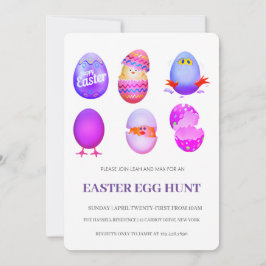 Pasen Brunch Egg Hunt Kaart