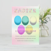 Pasen Brunch Egg Hunt Kaart (Staand voorkant)