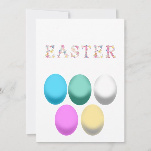 Pasen Brunch Egg Hunt Kaart (Achterkant)