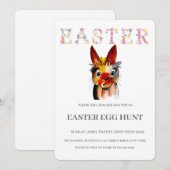 Pasen Brunch Egg Hunt Kaart (Voorkant / Achterkant)