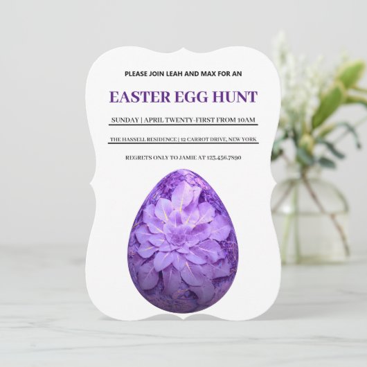 Pasen Brunch Egg Hunt Kaart (Staand voorkant)